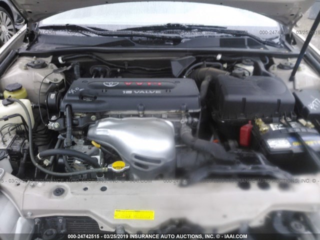 4T1BE30K13U752604 - 2003 TOYOTA CAMRY LE/XLE/SE GOLD photo 10