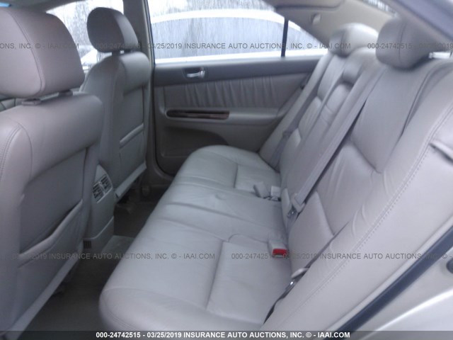 4T1BE30K13U752604 - 2003 TOYOTA CAMRY LE/XLE/SE GOLD photo 8