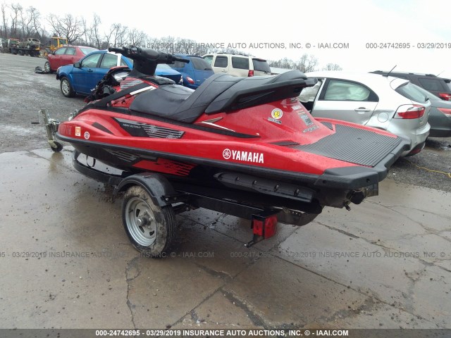 YAMA5094D515 - 2015 YAMAHA VXR RED photo 3