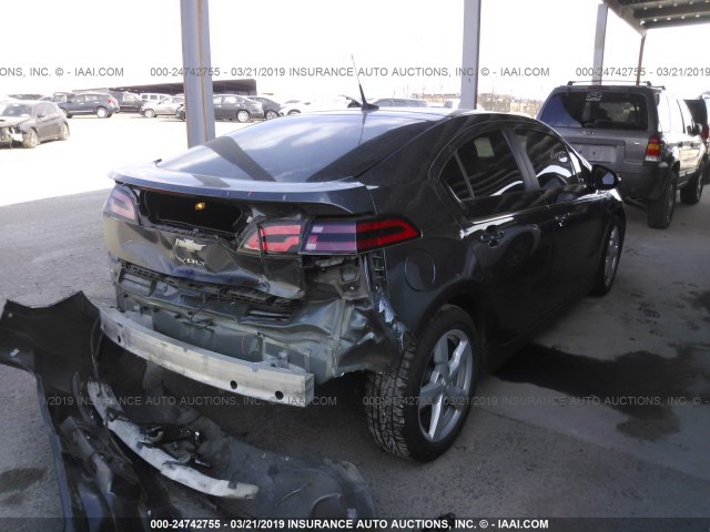 1G1RA6E42DU126094 - 2013 CHEVROLET VOLT GRAY photo 4