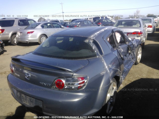 JM1FE173460202317 - 2006 MAZDA RX8 BLUE photo 4