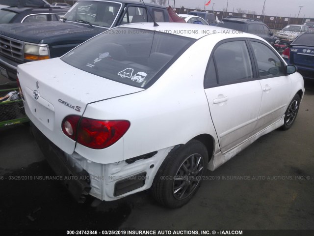 1NXBR32EX4Z248548 - 2004 TOYOTA COROLLA CE/LE/S WHITE photo 4