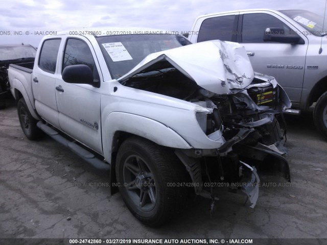 5TFJU4GN9DX030676 - 2013 TOYOTA TACOMA DOUBLE CAB PRERUNNER WHITE photo 1