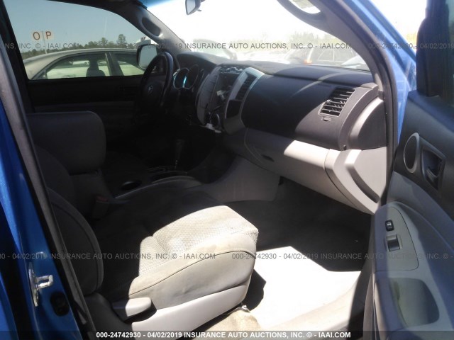 3TMJU62N26M013469 - 2006 TOYOTA TACOMA DOUBLE CAB PRERUNNER BLUE photo 5