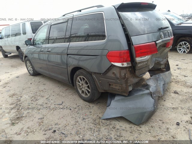 5FNRL3H60AB021880 - 2010 HONDA ODYSSEY EXL GRAY photo 3