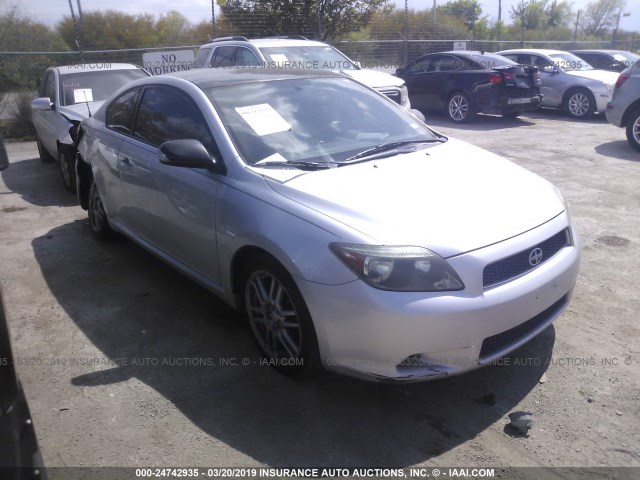 JTKDE177970165205 - 2007 TOYOTA SCION TC SILVER photo 1