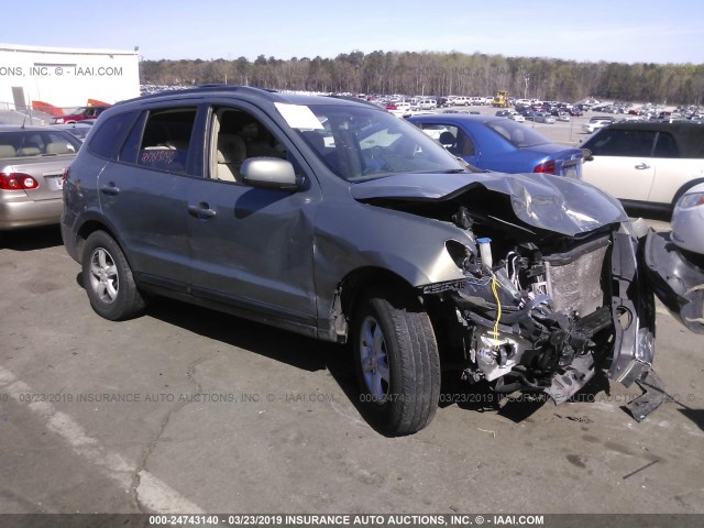 KM8SG13D57U100277 - 2007 HYUNDAI SANTA FE GLS GRAY photo 1