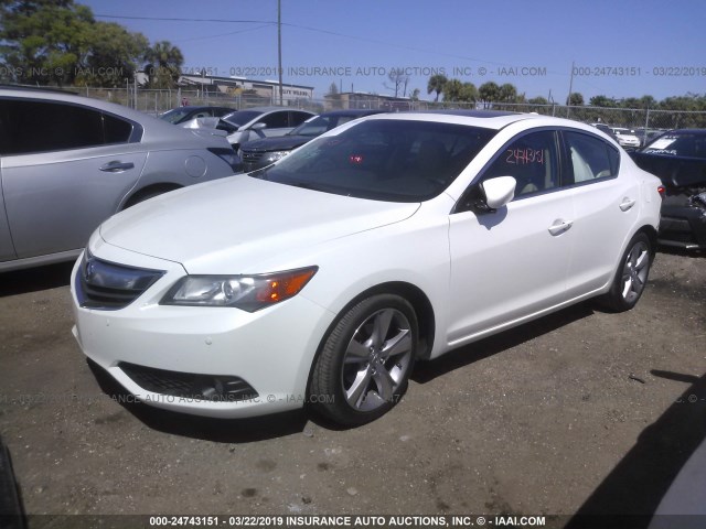 19VDE1F70EE005798 - 2014 ACURA ILX 20 TECH WHITE photo 2