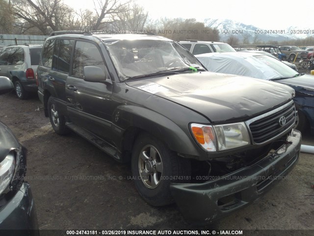 JTEHT05J812007467 - 2001 TOYOTA LAND CRUISER  GRAY photo 1