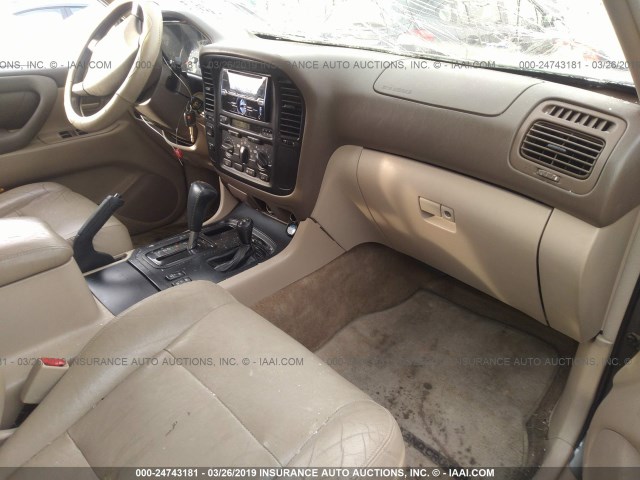 JTEHT05J812007467 - 2001 TOYOTA LAND CRUISER  GRAY photo 5