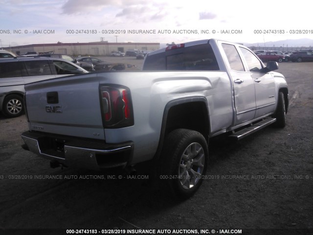 1GTV2NEC9GZ269619 - 2016 GMC SIERRA K1500 SLT SILVER photo 4