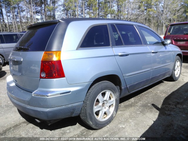 2C4GM684X5R498136 - 2005 CHRYSLER PACIFICA TOURING BLUE photo 4