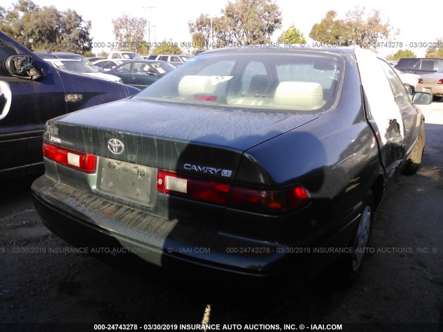 4T1BG22K7XU888971 - 1999 TOYOTA CAMRY CE/LE/XLE 绿色 照片 4
