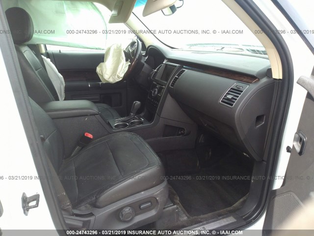 2FMHK6D81FBA08062 - 2015 FORD FLEX LIMITED WHITE photo 5