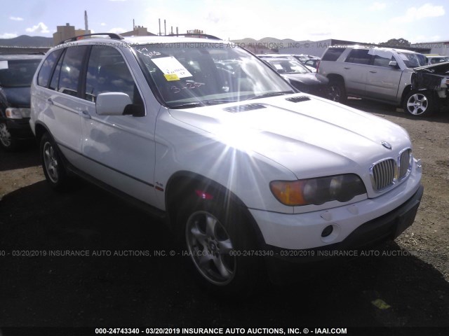 WBAFB3356YLH06025 - 2000 BMW X5 4.4I WHITE photo 2