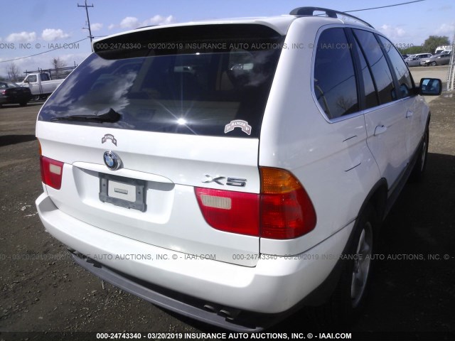 WBAFB3356YLH06025 - 2000 BMW X5 4.4I WHITE photo 3
