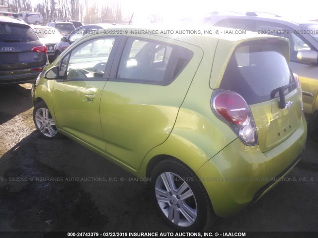 KL8CD6S90DC508434 - 2013 CHEVROLET SPARK 1LT GREEN photo 3