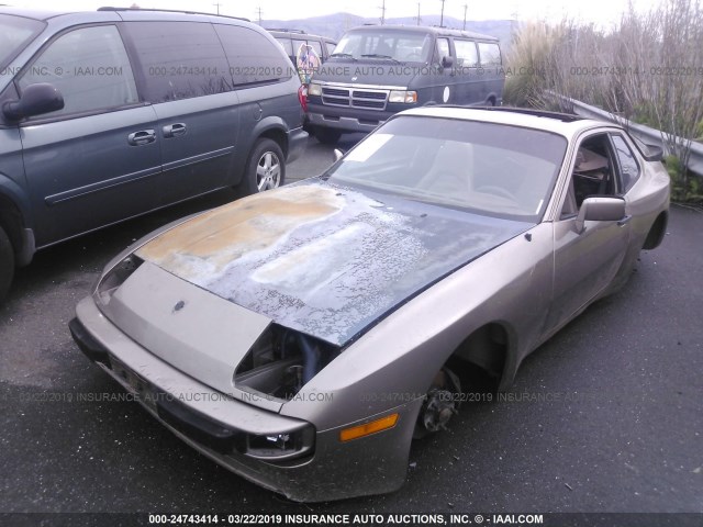 WP0AA0943DN453867 - 1983 PORSCHE 944 GOLD photo 2