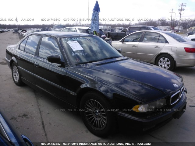 WBAGG83451DN84541 - 2001 BMW 740 I AUTOMATIC BLACK photo 1