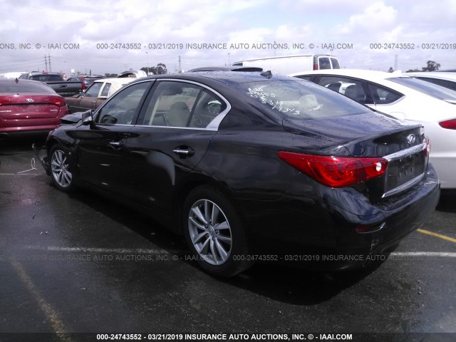 JN1BV7AP1FM335173 - 2015 INFINITI Q50 PREMIUM/SPORT BLACK photo 3