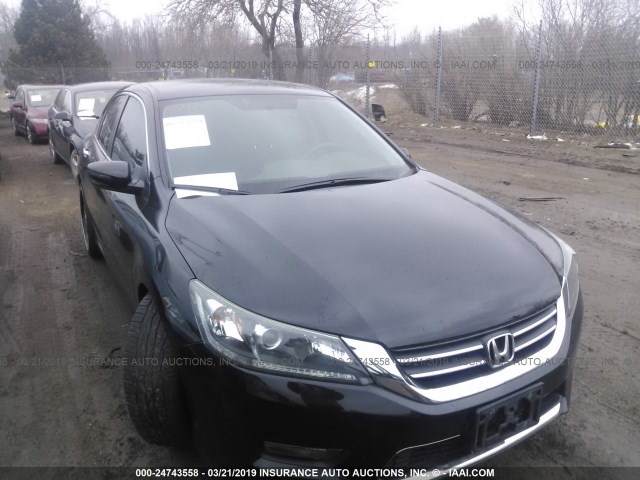 1HGCR2F59FA118425 - 2015 HONDA ACCORD SPORT შავი ფოტო 1