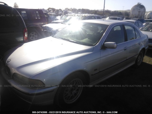 WBADM6344YGU08931 - 2000 BMW 528 I AUTOMATIC Күміс фото 2