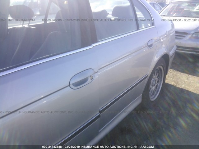 WBADM6344YGU08931 - 2000 BMW 528 I AUTOMATIC Күміс фото 6