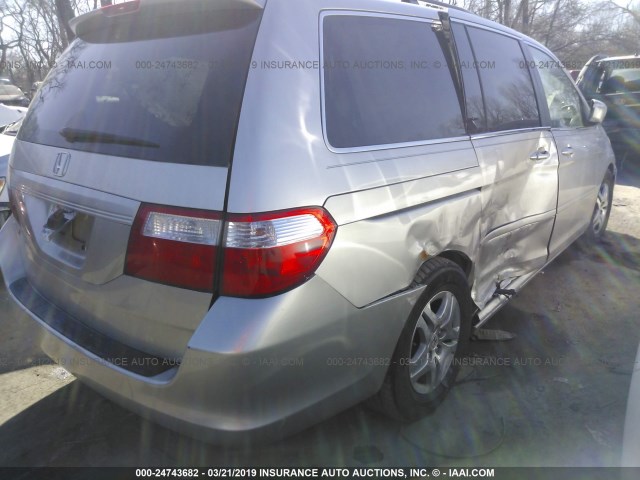 5FNRL38776B461711 - 2006 HONDA ODYSSEY EXL GOLD photo 4