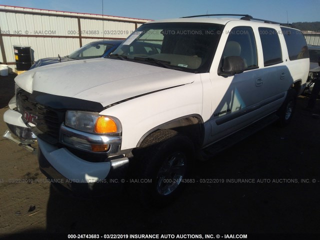 3GKFK16T51G211708 - 2001 GMC YUKON XL K1500 WHITE photo 2