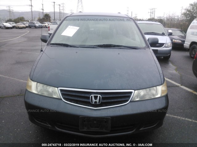 5FNRL18913B089476 - 2003 HONDA ODYSSEY EXL GRAY photo 6