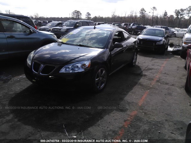 1G2ZH17N284145718 - 2008 PONTIAC G6 GT BLACK photo 2