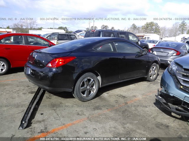 1G2ZH17N284145718 - 2008 PONTIAC G6 GT BLACK photo 4