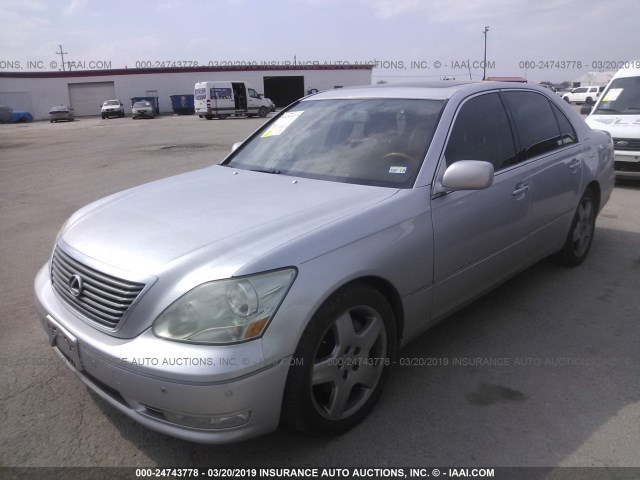 JTHBN36F565050572 - 2006 LEXUS LS 430 ვერცხლისფერი ფოტო 2