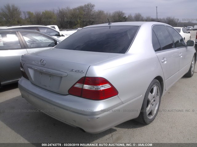 JTHBN36F565050572 - 2006 LEXUS LS 430 ვერცხლისფერი ფოტო 4