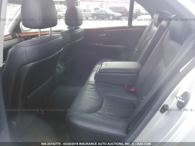 JTHBN36F565050572 - 2006 LEXUS LS 430 ვერცხლისფერი ფოტო 8