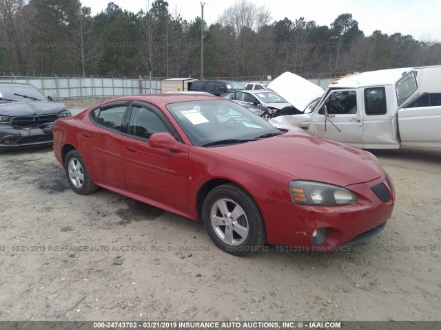 2G2WP552X81173199 - 2008 PONTIAC GRAND PRIX RED photo 1