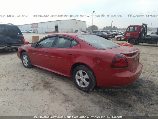 2G2WP552X81173199 - 2008 PONTIAC GRAND PRIX RED photo 3