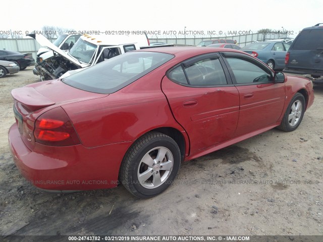 2G2WP552X81173199 - 2008 PONTIAC GRAND PRIX RED photo 6
