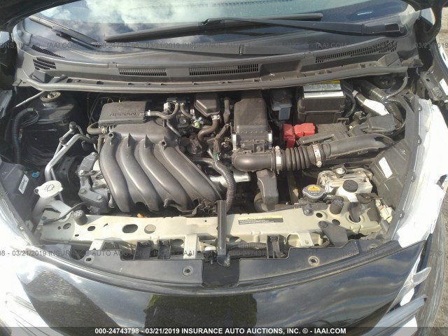 3N1CE2CP3FL384132 - 2015 NISSAN VERSA NOTE S/S PLUS/SV/SL/SR BLACK photo 10