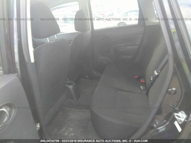 3N1CE2CP3FL384132 - 2015 NISSAN VERSA NOTE S/S PLUS/SV/SL/SR BLACK photo 8