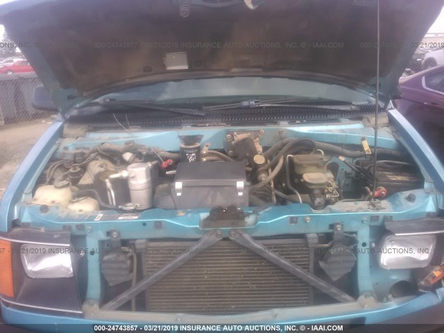 1GNDM19W7RB246734 - 1994 CHEVROLET ASTRO BLUE photo 10