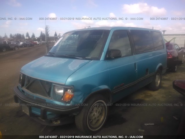 1GNDM19W7RB246734 - 1994 CHEVROLET ASTRO BLUE photo 2