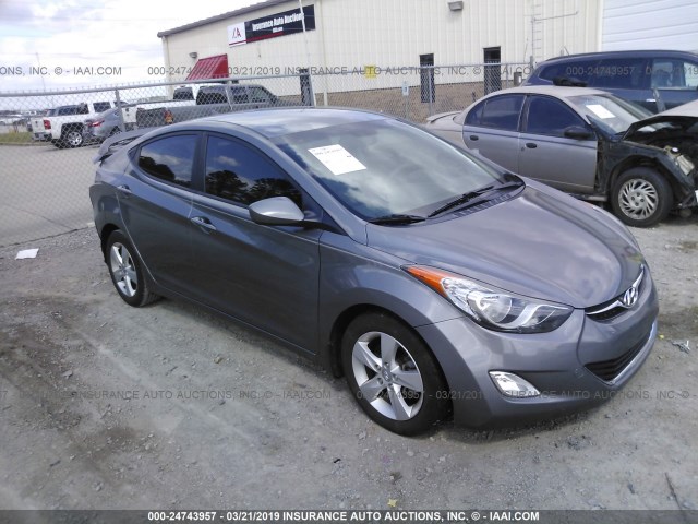 5NPDH4AE7DH275952 - 2013 HYUNDAI ELANTRA GLS/LIMITED GRAY photo 1