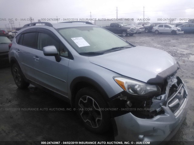 JF2GPAWC5DH841709 - 2013 SUBARU XV CROSSTREK 2.0 PREMIUM SILVER photo 1