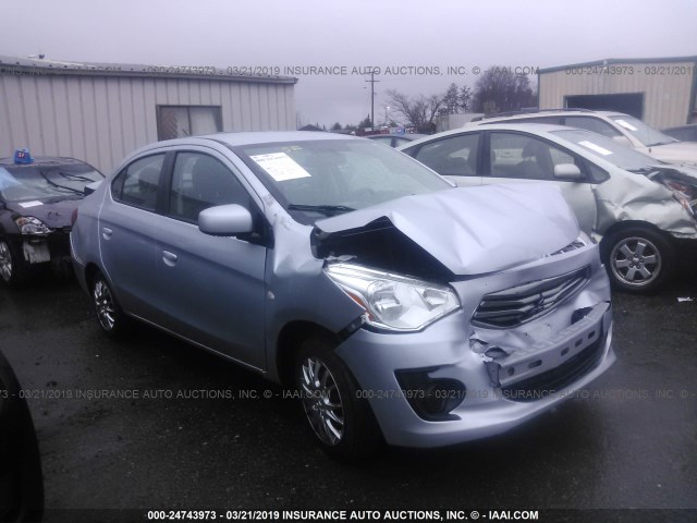 ML32F3FJXHHF17186 - 2017 MITSUBISHI MIRAGE G4 ES ვერცხლისფერი ფოტო 1