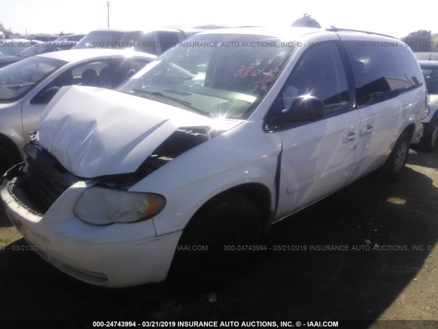 2A4GP44R77R174703 - 2007 CHRYSLER TOWN & COUNTRY LX WHITE photo 2