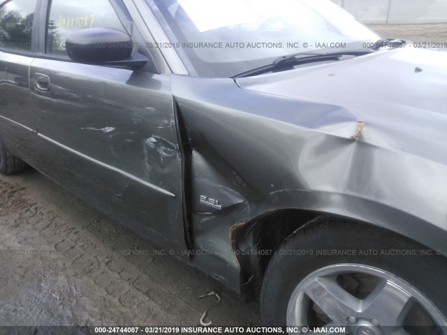 2B3KA33V49H584735 - 2009 DODGE CHARGER SXT GRAY photo 6