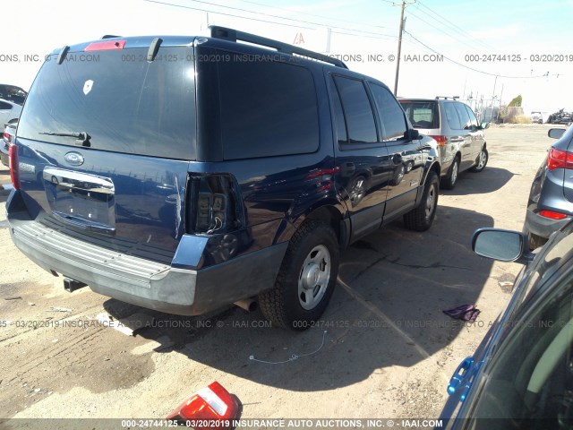 1FMFU16537LA65128 - 2007 FORD EXPEDITION XLT BLUE photo 4