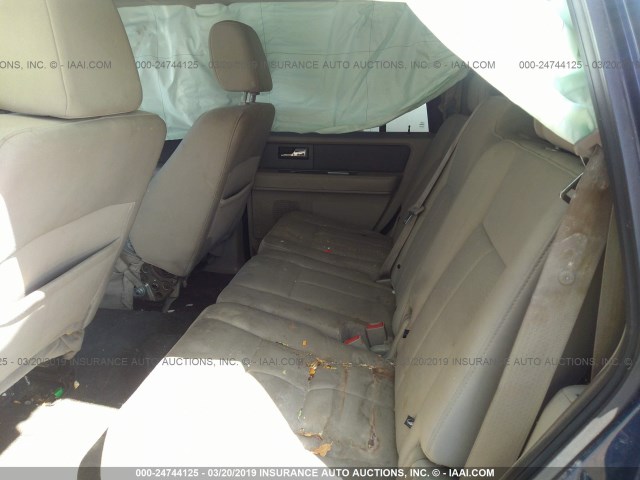 1FMFU16537LA65128 - 2007 FORD EXPEDITION XLT BLUE photo 8