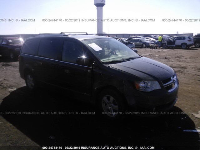 2D4RN5DG8BR660375 - 2011 DODGE GRAND CARAVAN CREW GRAY photo 1